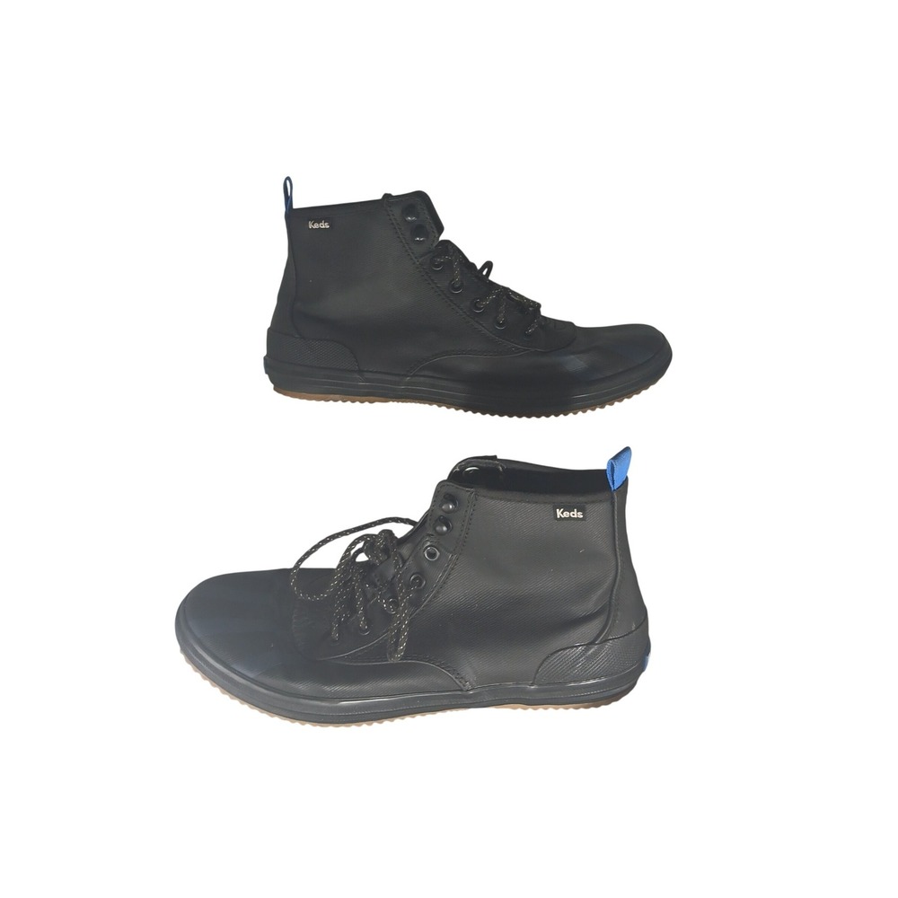 Keds Women's‎ Black Waterproof Winter Boots Lace Up Ankle Boots Size 8.5